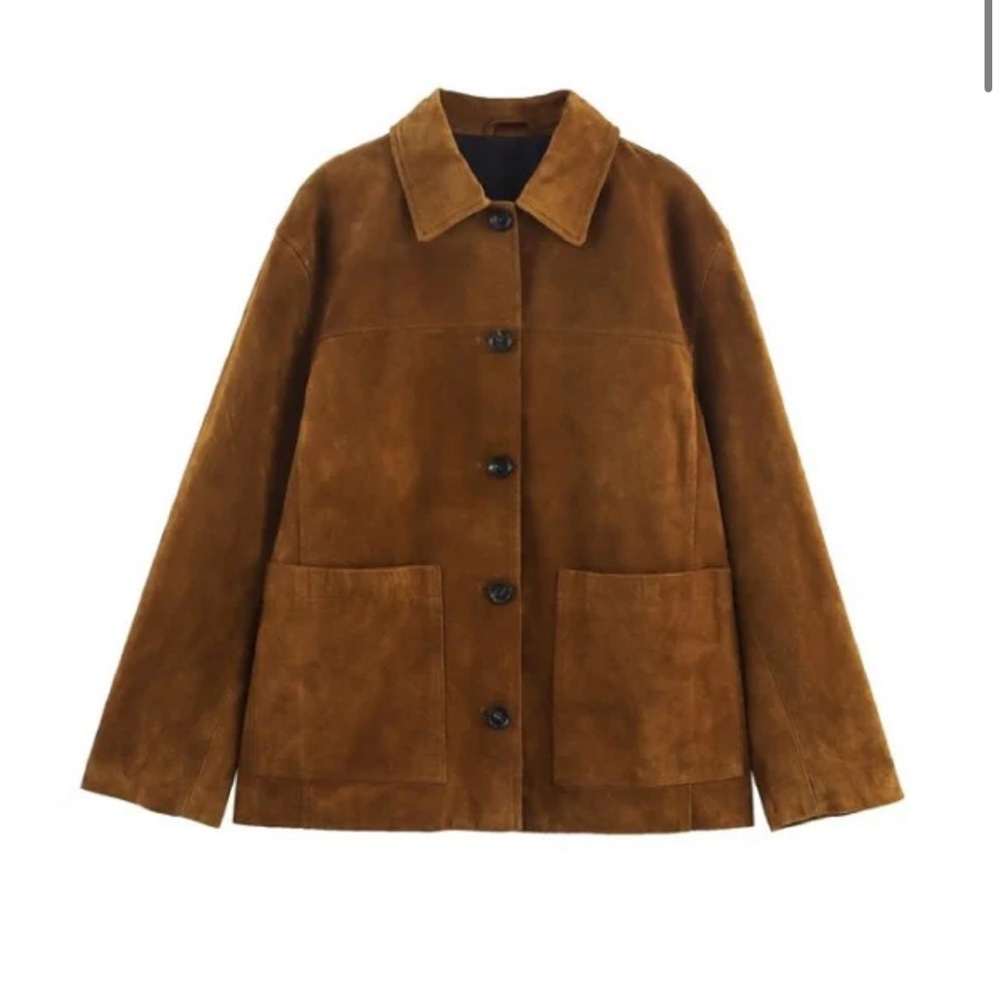Brown Suede Women's Barn Jacket